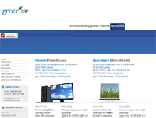 Tablet Screenshot of greenisp.co.uk